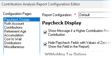 Batch paycheck report editor