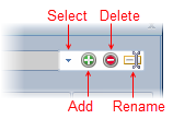 Batch Process Layout editor buttons
