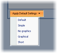 Batch Processing default settings