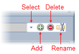 Batch Report editor buttons