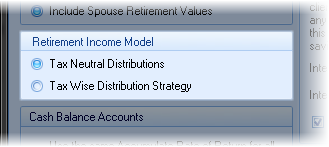 Gap Analysis Setup for Tax Wise Distribution