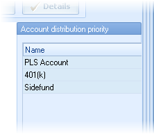 Quick Gap Account Distribution Priority